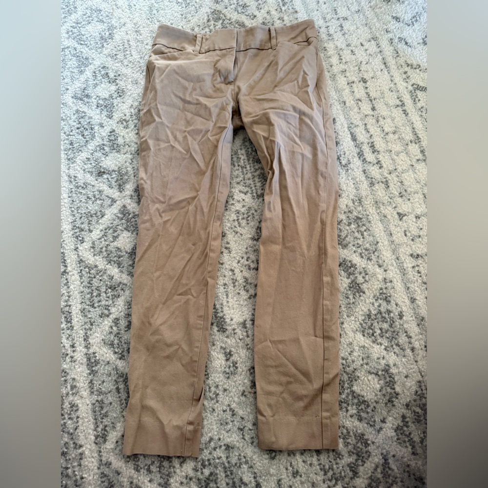 Women's Tan Ankle Pants